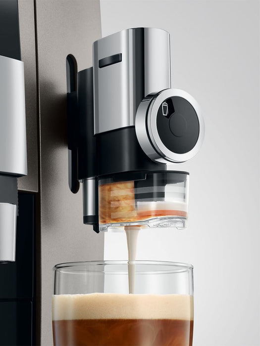 Jura J8 Super Automatic Espresso Machine - Midnight Silver